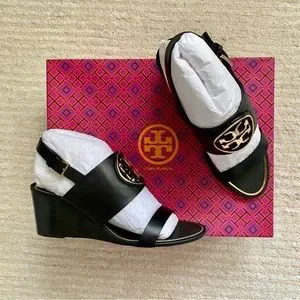 Tory burch metal miller wedge 2025